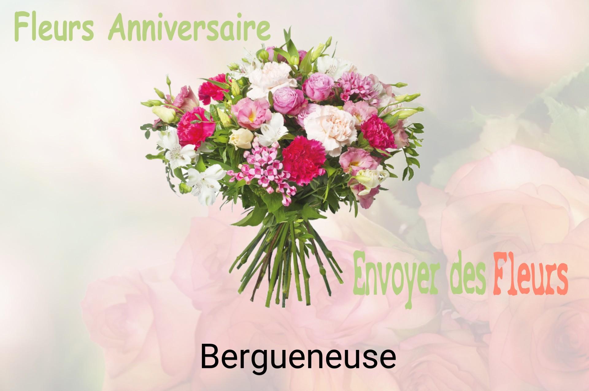 Bouquet de fleurs d’anniversaire livré à Bergueneuse